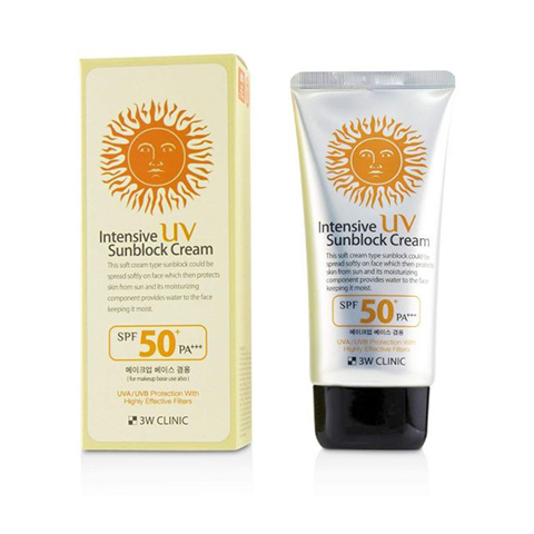 3W Clinic Intensive UV Sunblock Cream SPF50+ Pa+++