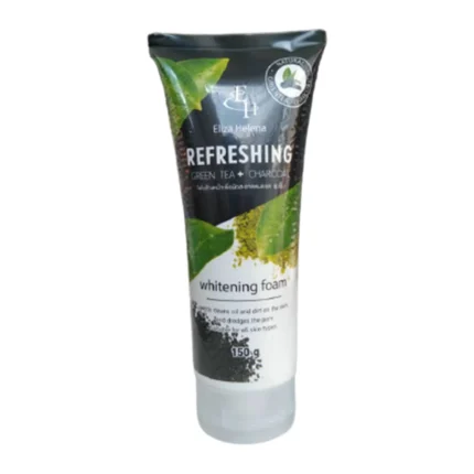 Eliza Helena Refreshing Whitening Green Tea and Charcoal Foaming Facewash