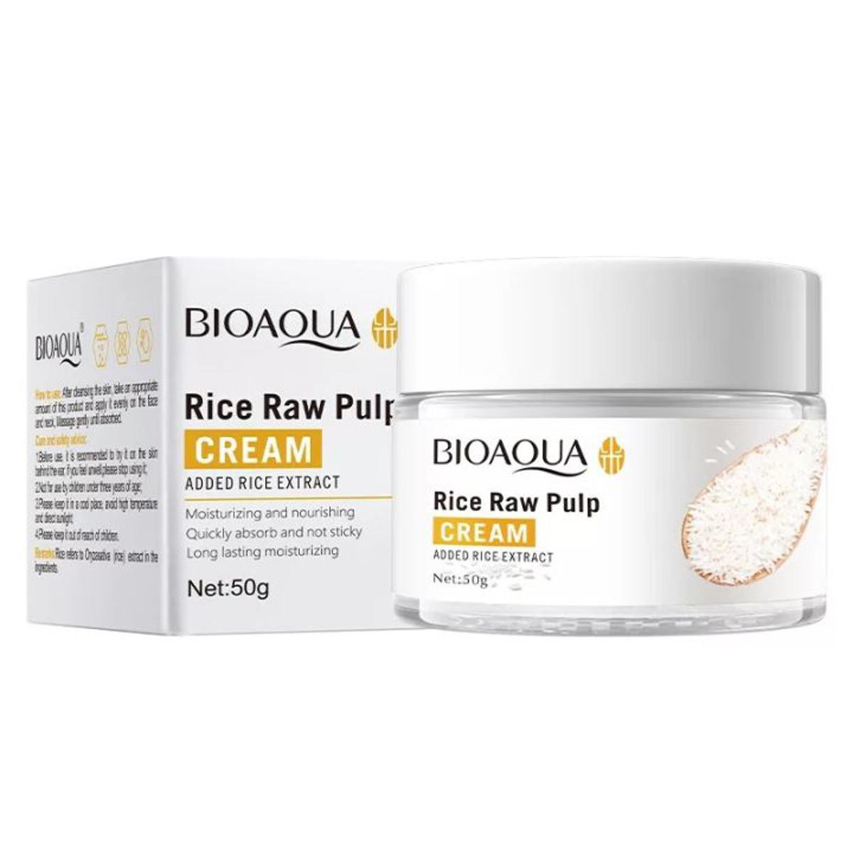 BIOAQUA Rice Raw Pulp Face Cream