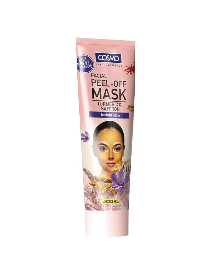 COSMO Skin Naturals Facial Clarifies & Nourish Peel-Off Mask -  Turmeric & Saffron
