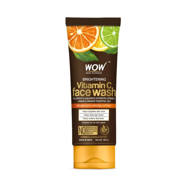 Wow Vitamin C Foaming Face Wash For Brighter Glow