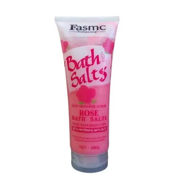 Fasmc Bath Salts With Rose Body Massage Scrub