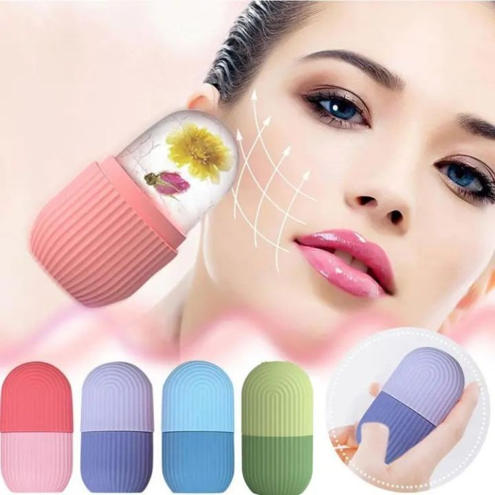 Reusable Beauty Silicone Ice Facial Roller